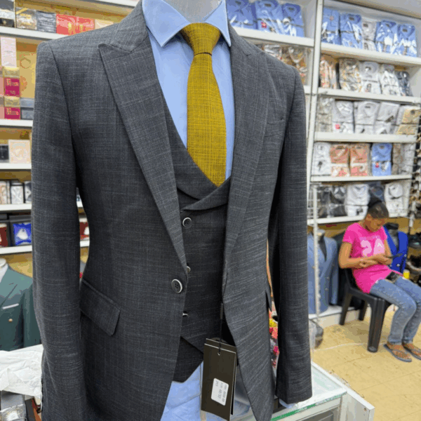 Charcoal Business 3-Piece Suit