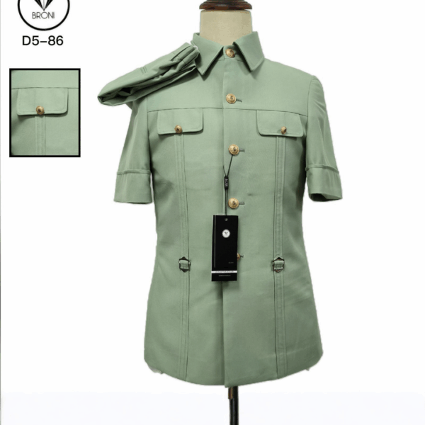 Sage Officer Short-Sleeve Suit
