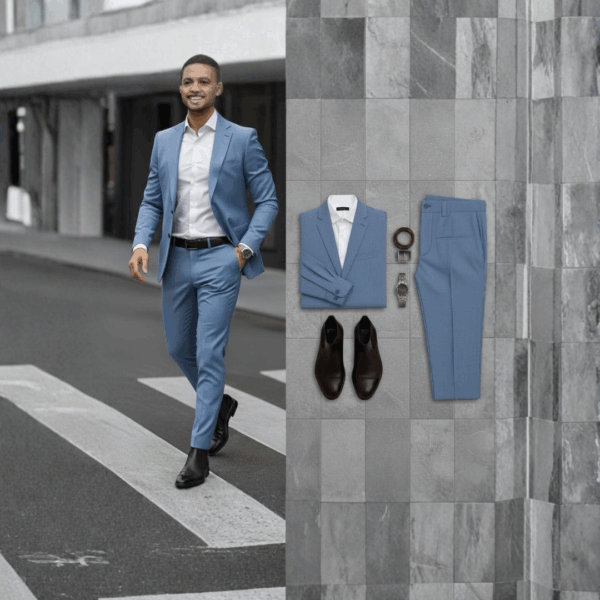 Skyline Slim Suit (Blue)